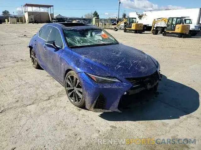 11 fotografías del automóvil dañado JTHGZ1B22N5051954 LEXUS IS 350 F S 2022