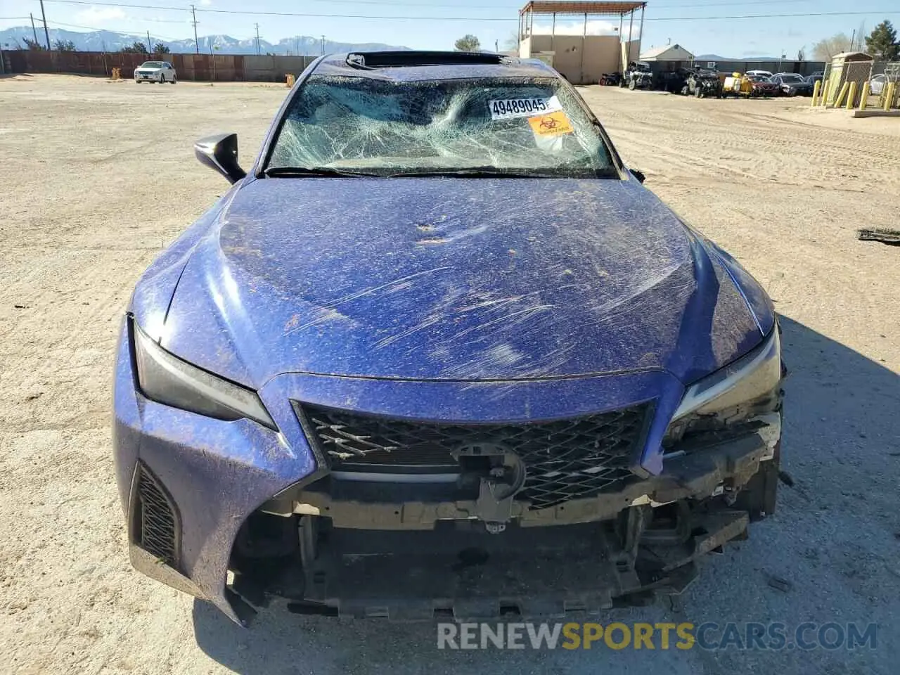 5 fotografías del automóvil dañado JTHGZ1B22N5051954 LEXUS IS 350 F S 2022