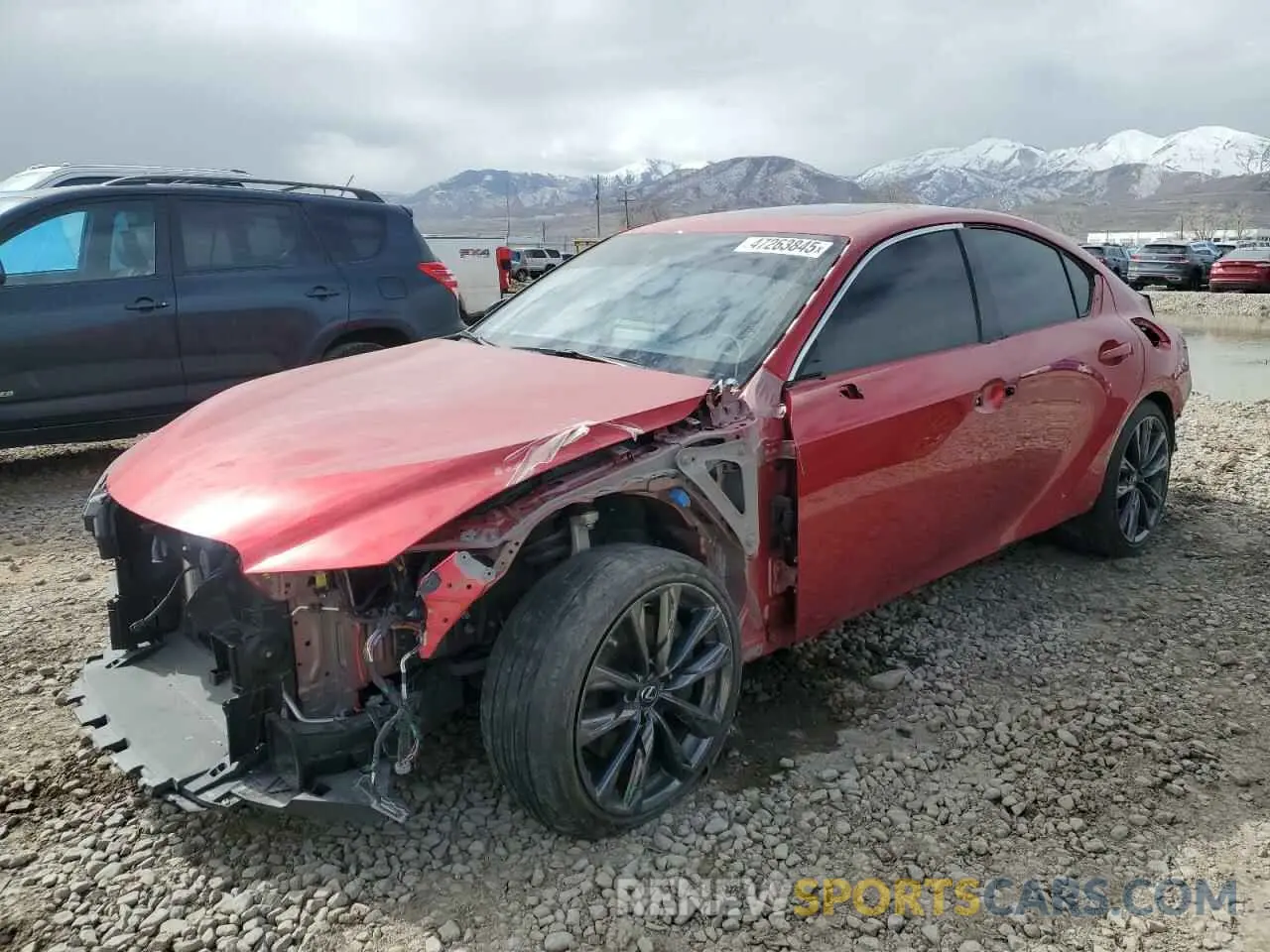 1 fotografías del automóvil dañado JTHGZ1B22N5052392 LEXUS IS 350 F S 2022