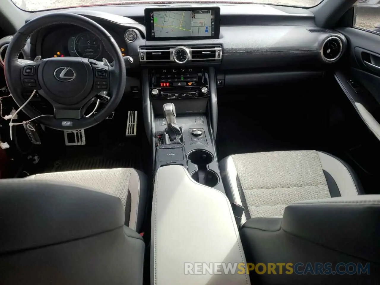 8 fotografías del automóvil dañado JTHGZ1B22N5052392 LEXUS IS 350 F S 2022