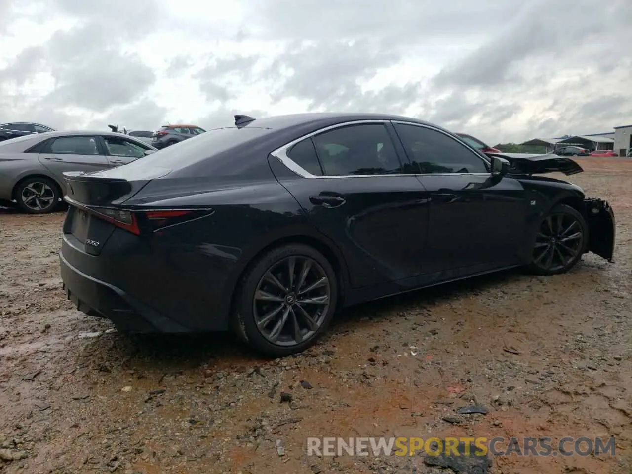 3 fotografías del automóvil dañado JTHGZ1B25N5050670 LEXUS IS 350 F S 2022