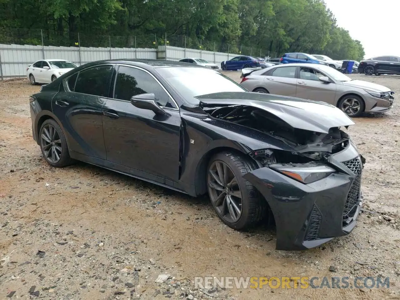 4 fotografías del automóvil dañado JTHGZ1B25N5050670 LEXUS IS 350 F S 2022