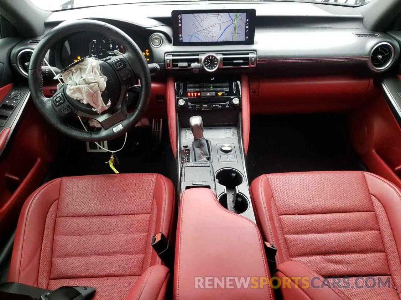 8 fotografías del automóvil dañado JTHGZ1B25N5050670 LEXUS IS 350 F S 2022