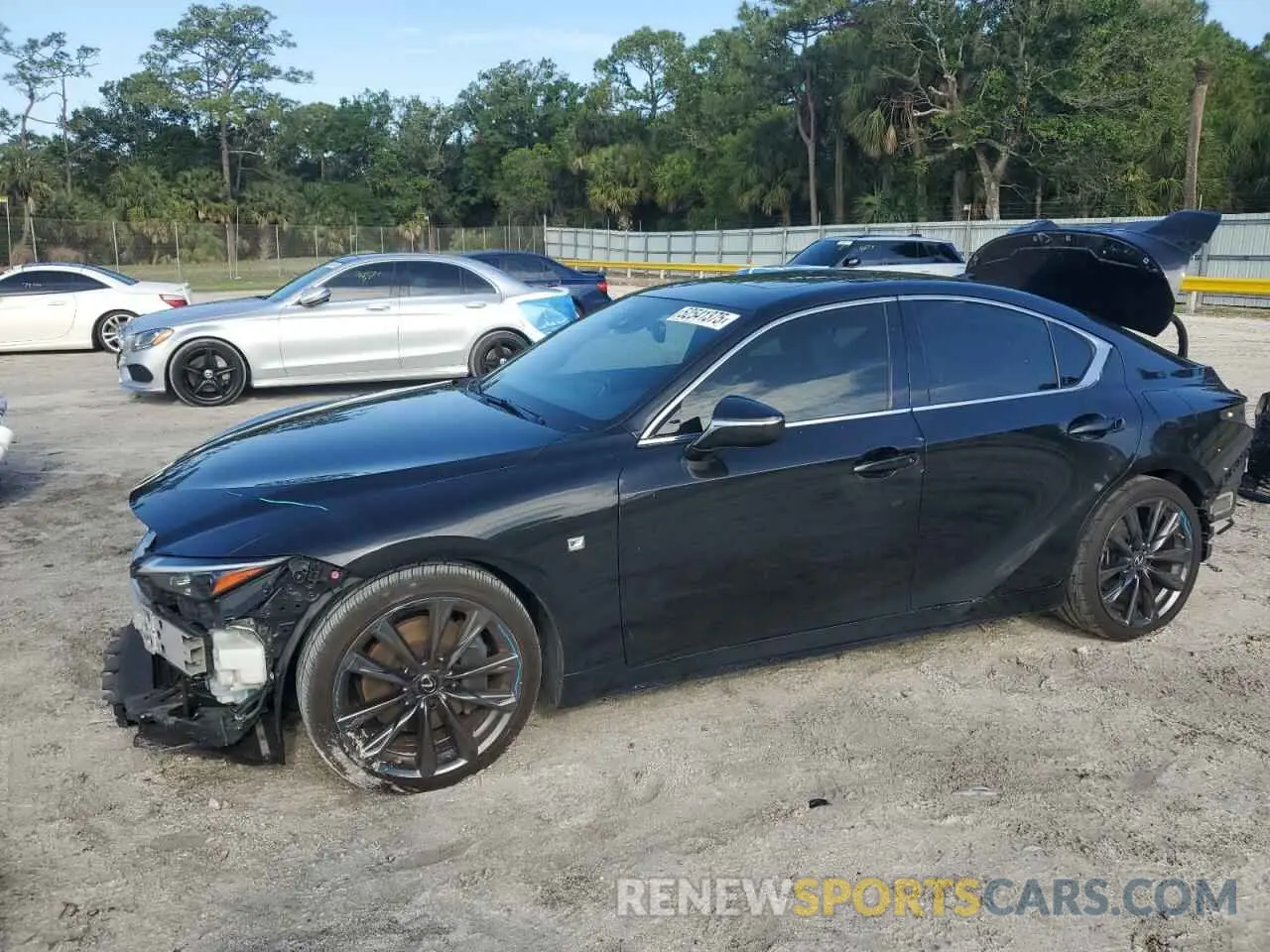 1 fotografías del automóvil dañado JTHGZ1B25N5058137 LEXUS IS 350 F S 2022