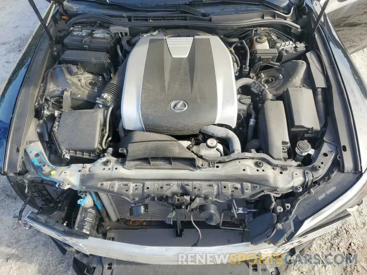 11 fotografías del automóvil dañado JTHGZ1B25N5058137 LEXUS IS 350 F S 2022