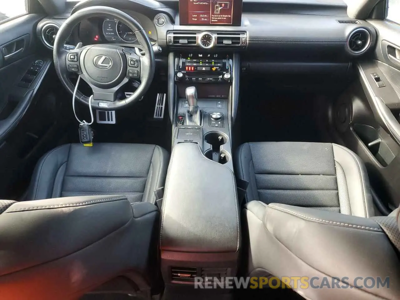 8 fotografías del automóvil dañado JTHGZ1B25N5058137 LEXUS IS 350 F S 2022