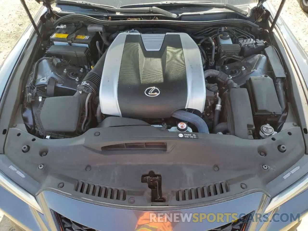 11 fotografías del automóvil dañado JTHGZ1B28N5055765 LEXUS IS 350 F S 2022