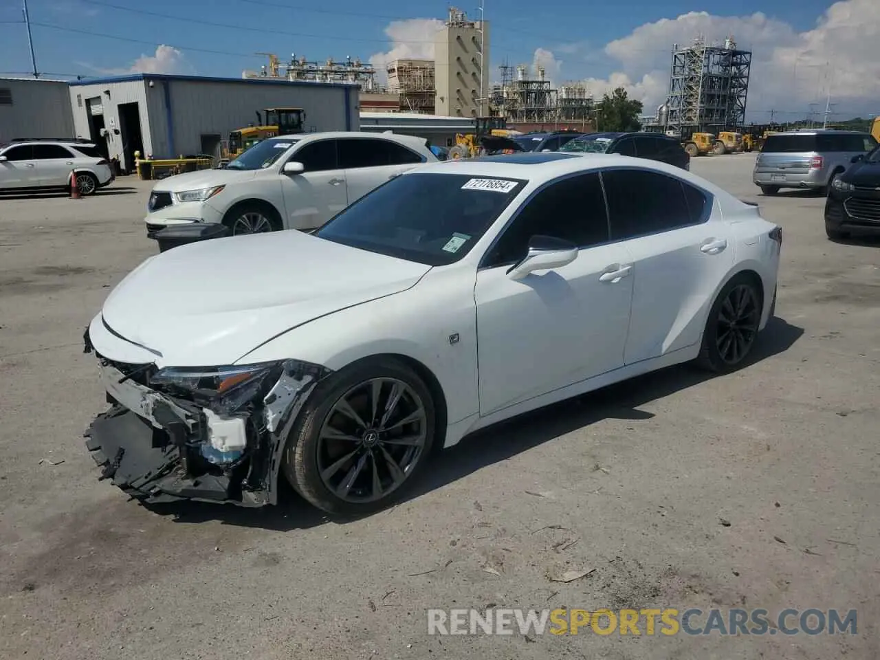 1 fotografías del automóvil dañado JTHGZ1B2XN5058151 LEXUS IS 350 F S 2022