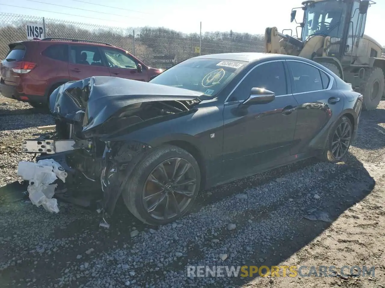 1 fotografías del automóvil dañado JTHGZ1E20N5026160 LEXUS IS 350 F S 2022