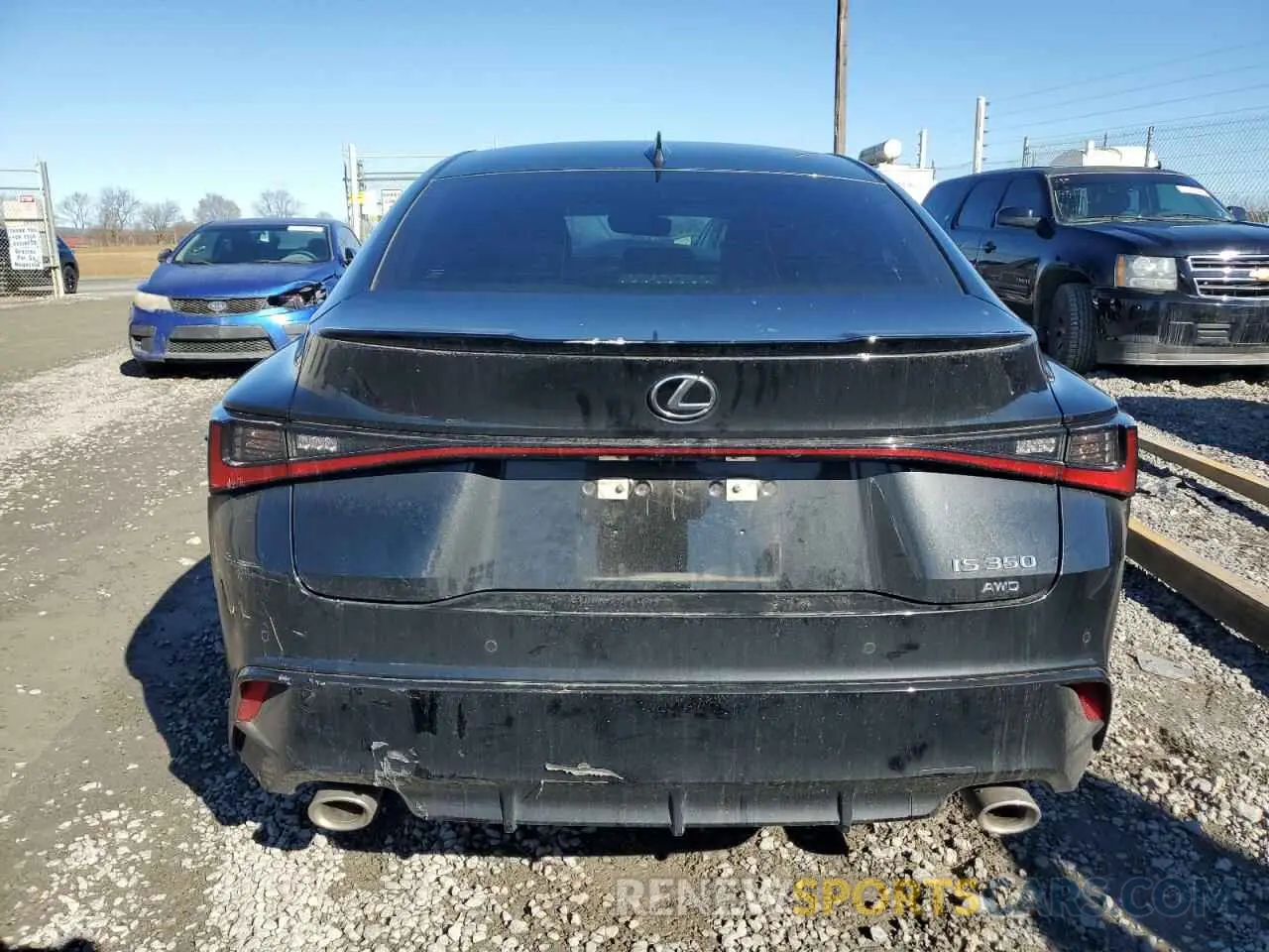 6 fotografías del automóvil dañado JTHGZ1E20N5026160 LEXUS IS 350 F S 2022