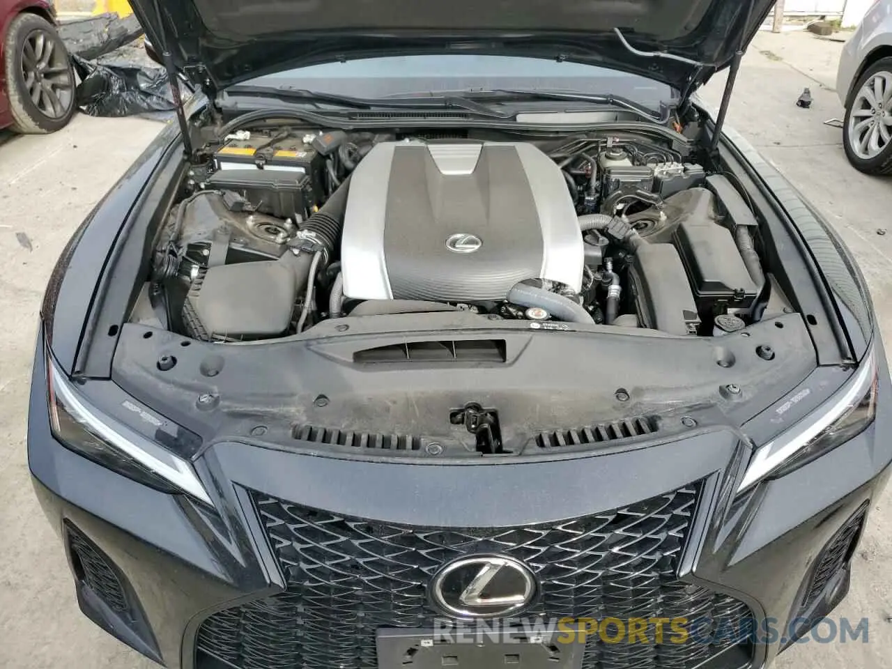 11 fotografías del automóvil dañado JTHGZ1E21N5024076 LEXUS IS 350 F S 2022