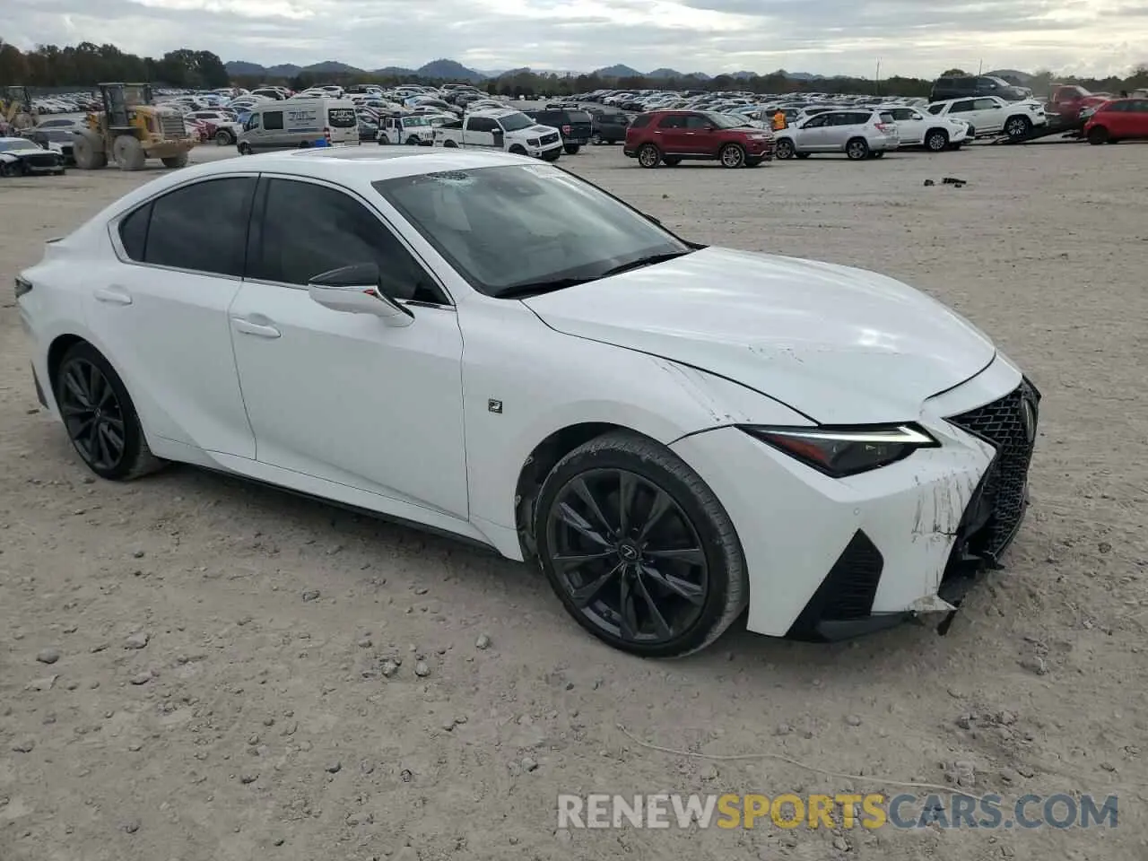 4 fotografías del automóvil dañado JTHGZ1E21N5026717 LEXUS IS 350 F S 2022