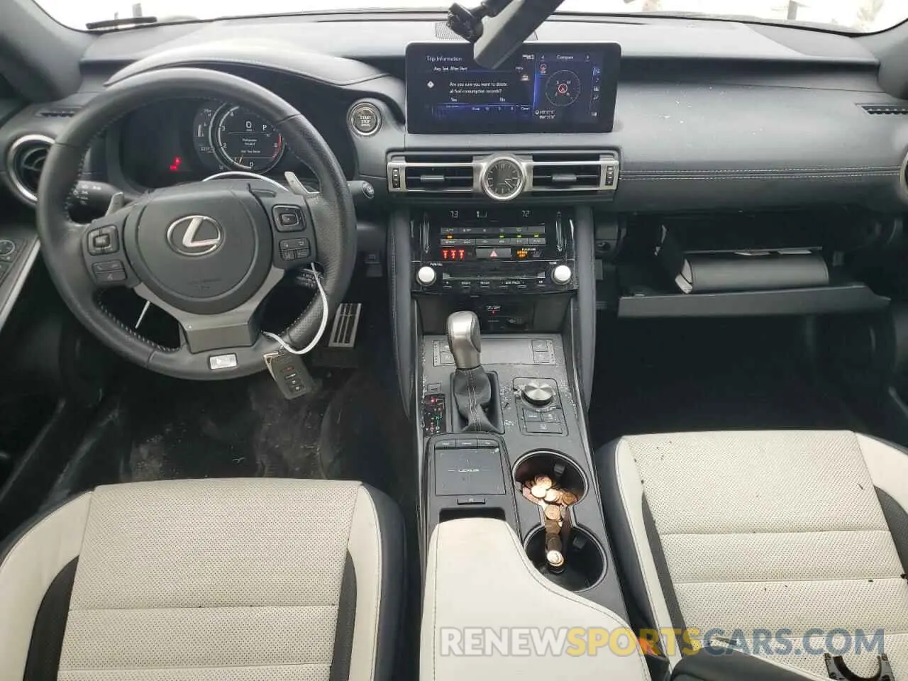 8 fotografías del automóvil dañado JTHGZ1E21N5026717 LEXUS IS 350 F S 2022