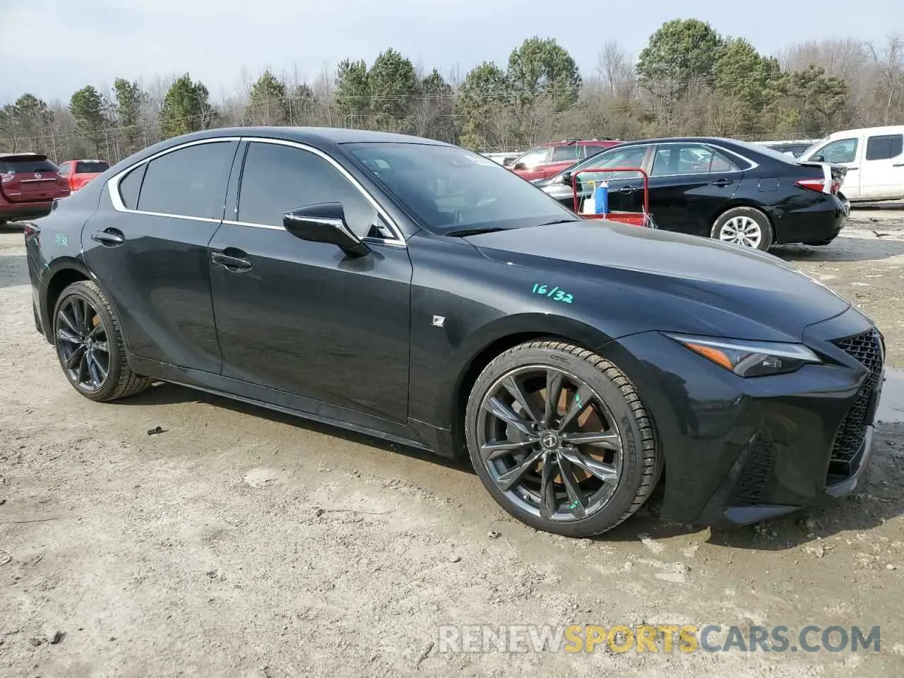 4 fotografías del automóvil dañado JTHGZ1E21N5026894 LEXUS IS 350 F S 2022