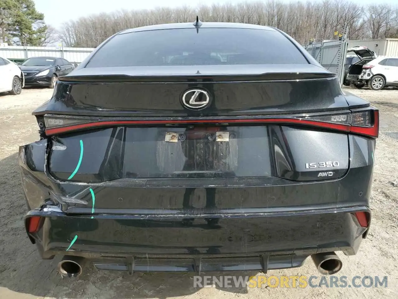 6 fotografías del automóvil dañado JTHGZ1E21N5026894 LEXUS IS 350 F S 2022