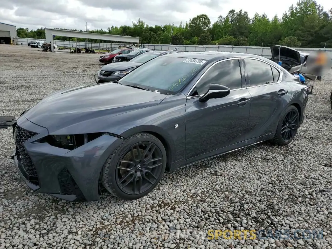 1 fotografías del automóvil dañado JTHSZ1B28N5052049 LEXUS IS 350 F S 2022