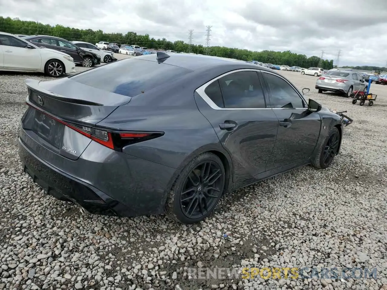 3 fotografías del automóvil dañado JTHSZ1B28N5052049 LEXUS IS 350 F S 2022
