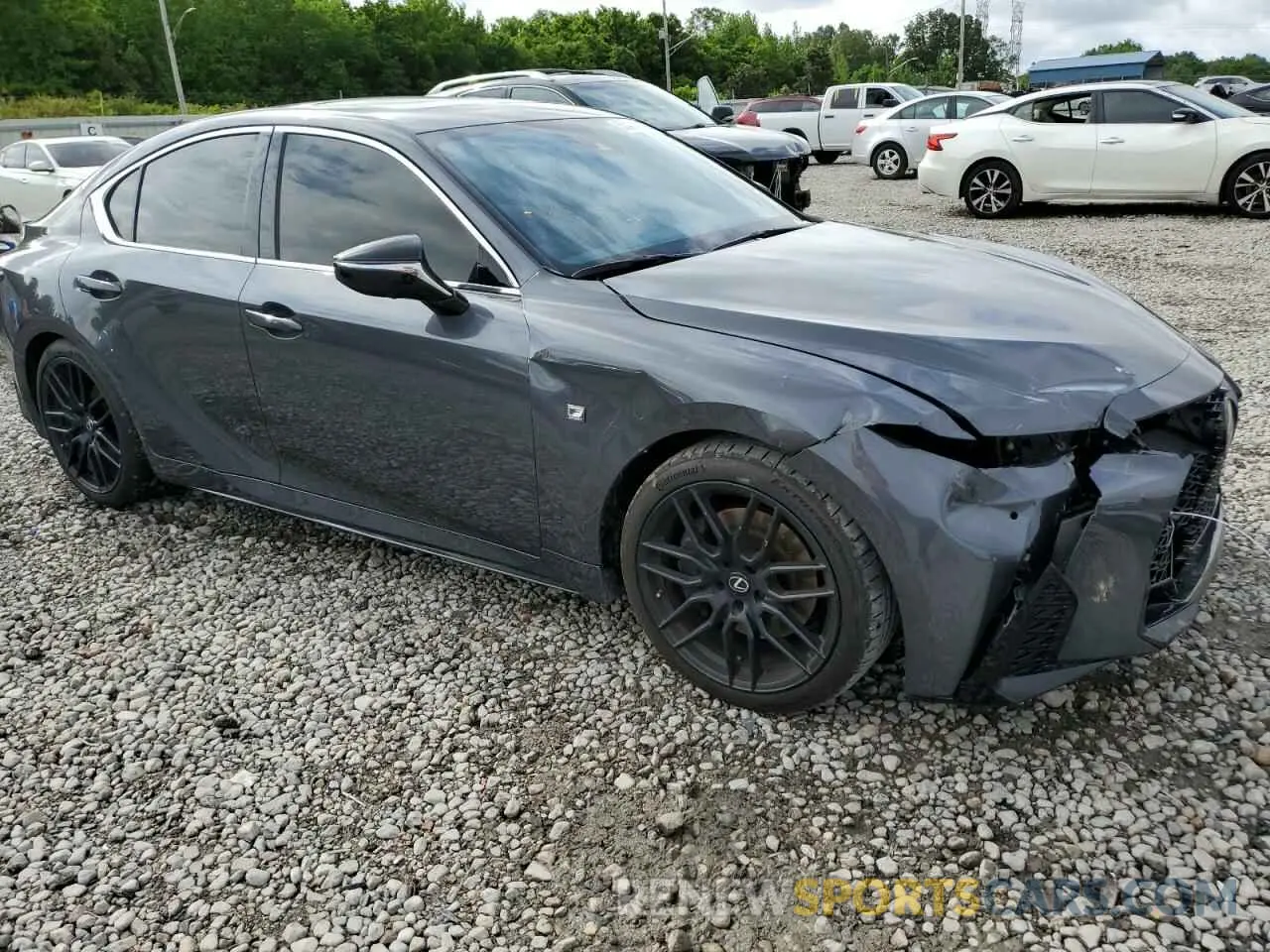 4 fotografías del automóvil dañado JTHSZ1B28N5052049 LEXUS IS 350 F S 2022