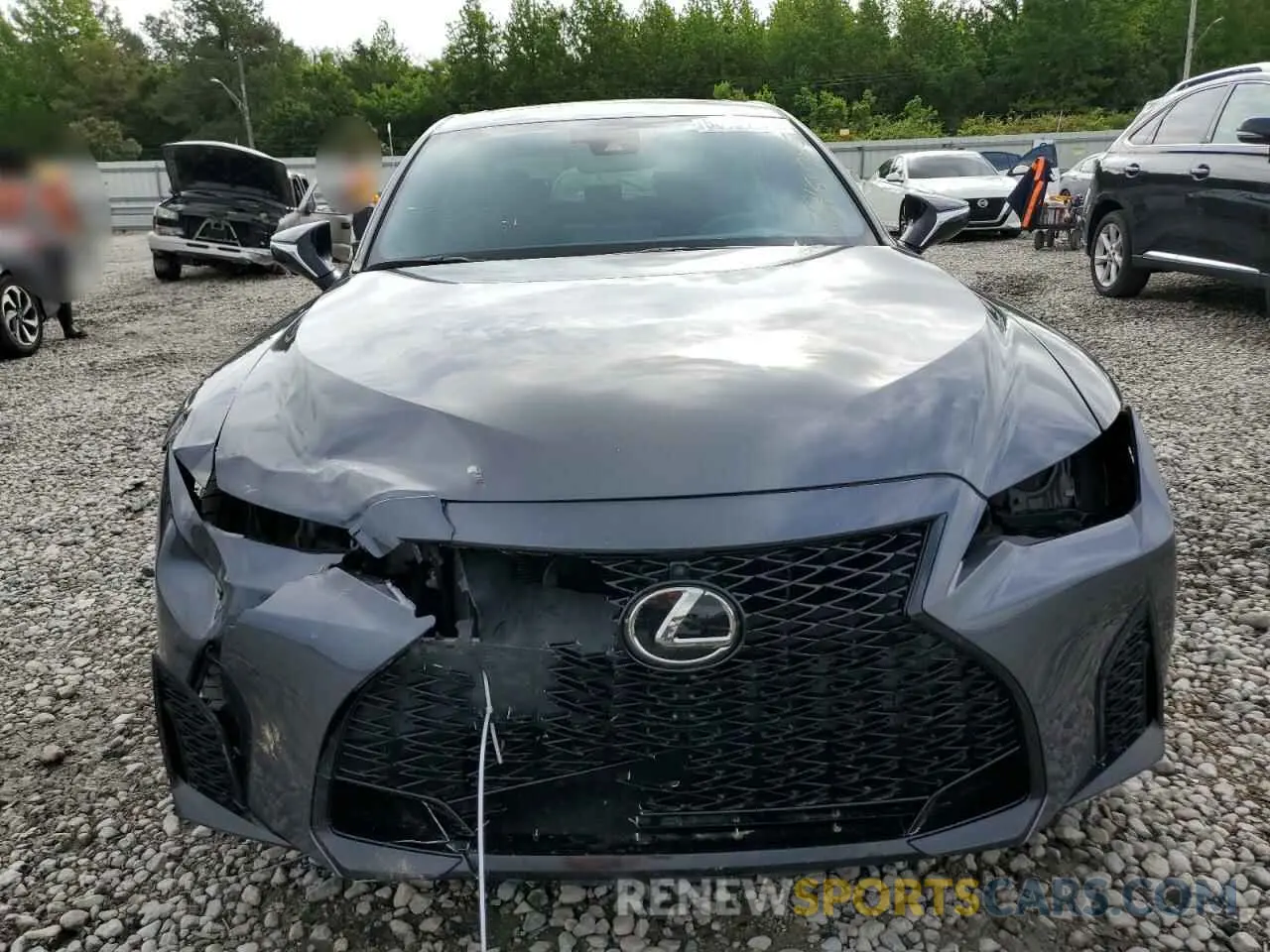 5 fotografías del automóvil dañado JTHSZ1B28N5052049 LEXUS IS 350 F S 2022