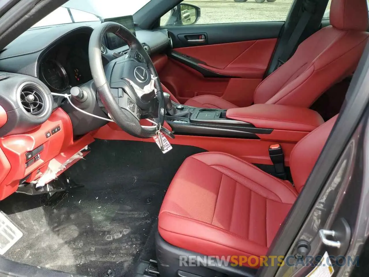 7 fotografías del automóvil dañado JTHSZ1B28N5052049 LEXUS IS 350 F S 2022
