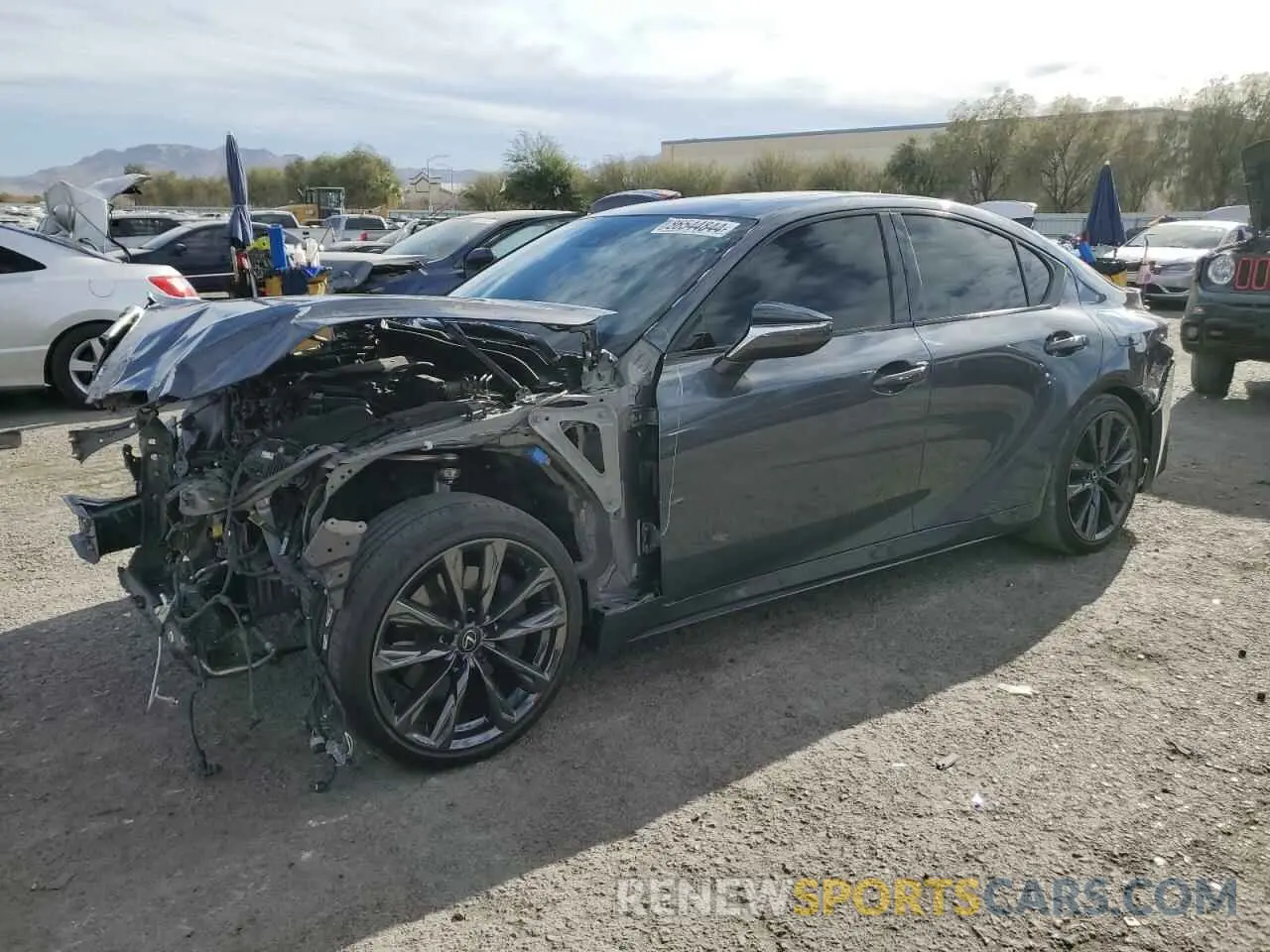 1 fotografías del automóvil dañado JTHGZ1B20P5071073 LEXUS IS 350 F S 2023