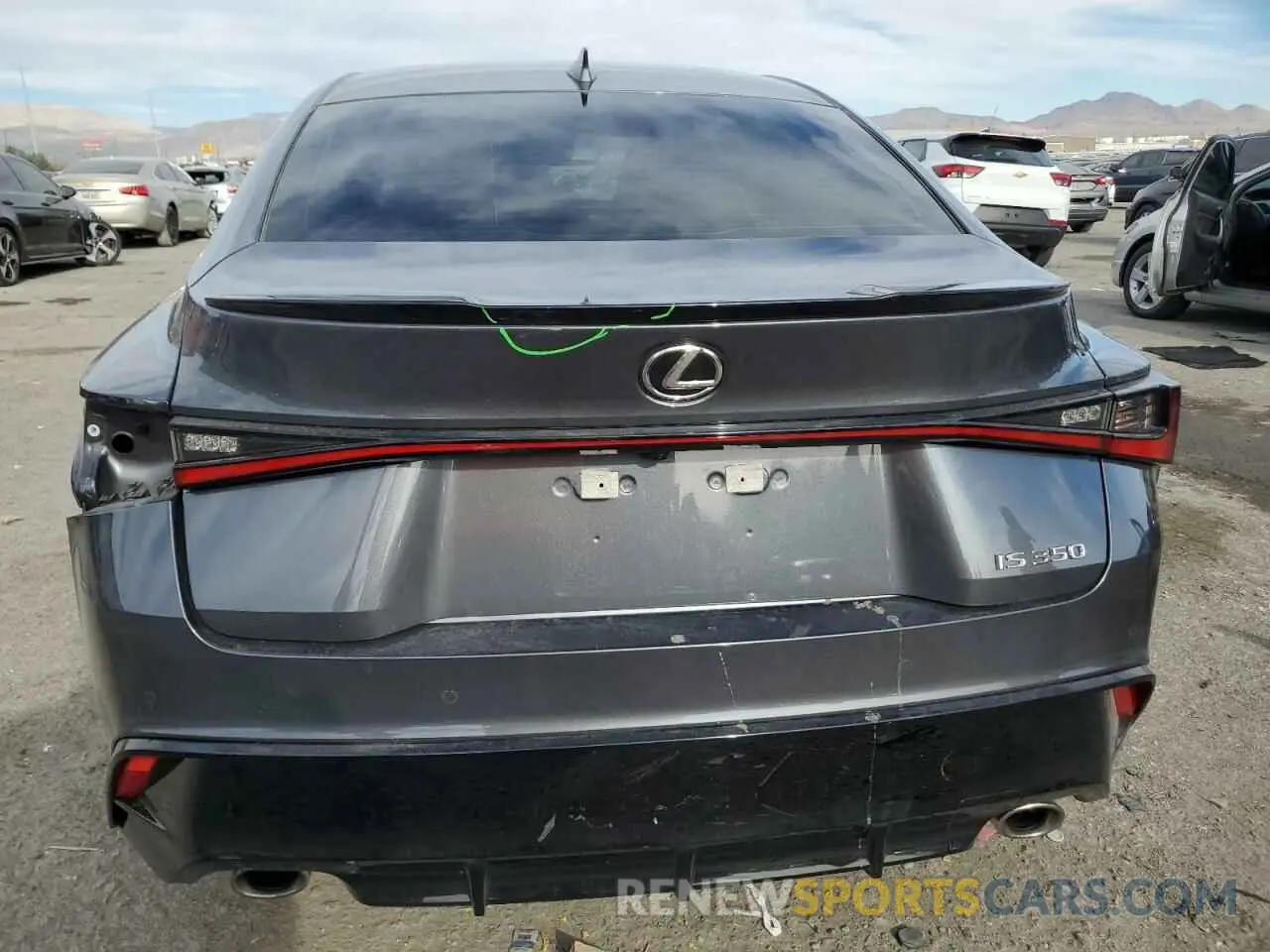 6 fotografías del automóvil dañado JTHGZ1B20P5071073 LEXUS IS 350 F S 2023