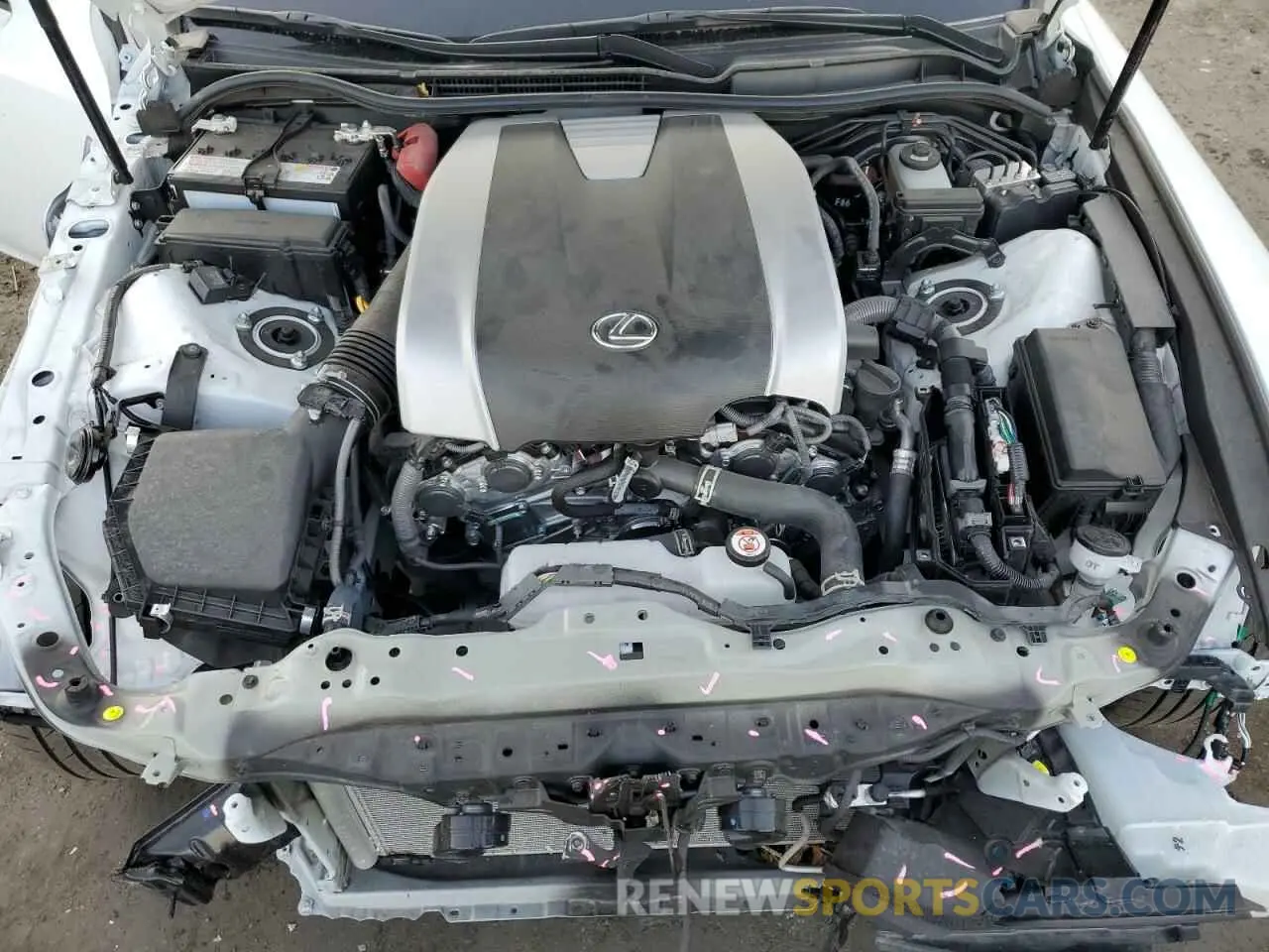 11 fotografías del automóvil dañado JTHGZ1B23P5068118 LEXUS IS 350 F S 2023