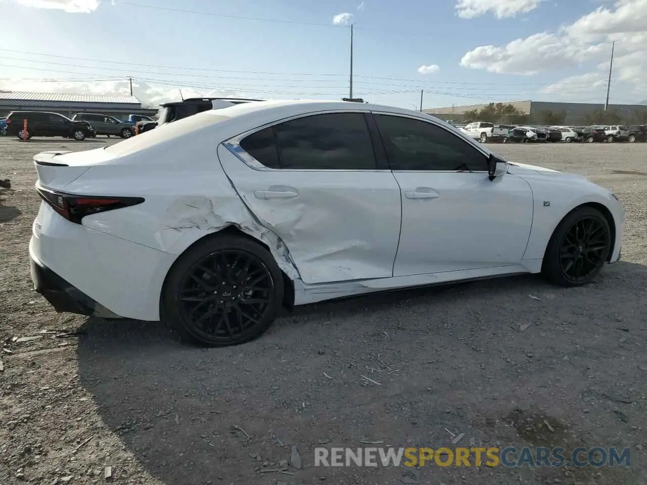 3 fotografías del automóvil dañado JTHGZ1B25P5069867 LEXUS IS 350 F S 2023