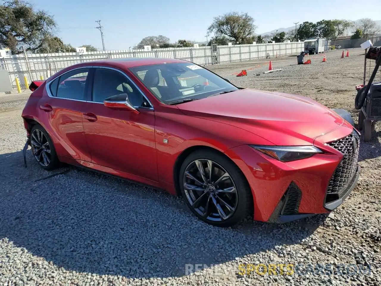 4 fotografías del automóvil dañado JTHGZ1B29P5059200 LEXUS IS 350 F S 2023