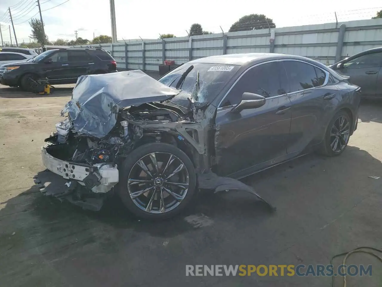 1 fotografías del automóvil dañado JTHGZ1B29P5065711 LEXUS IS 350 F S 2023