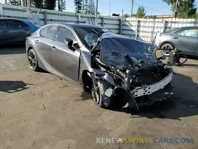 11 fotografías del automóvil dañado JTHGZ1B29P5065711 LEXUS IS 350 F S 2023