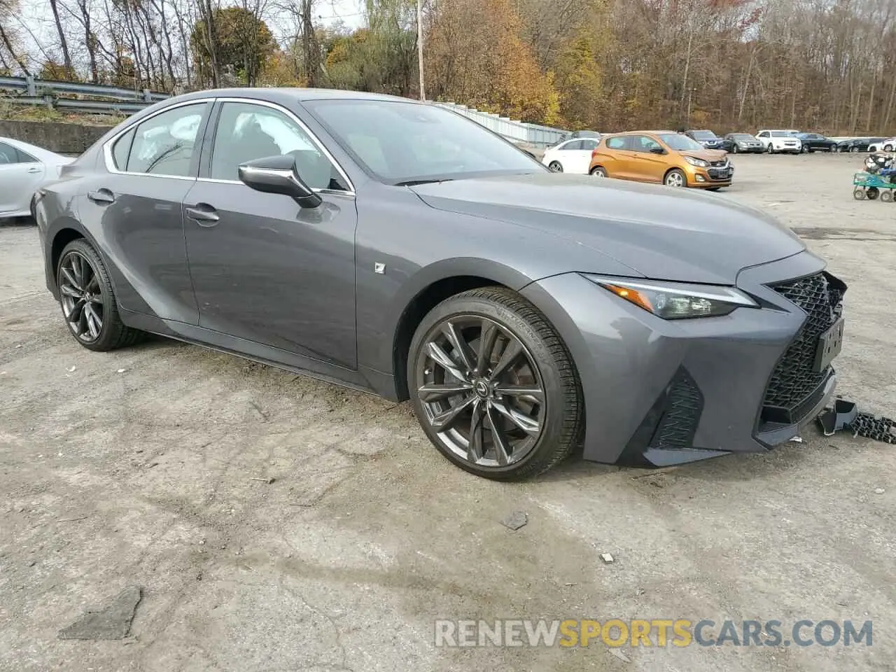 4 fotografías del automóvil dañado JTHGZ1E21P5030592 LEXUS IS 350 F S 2023