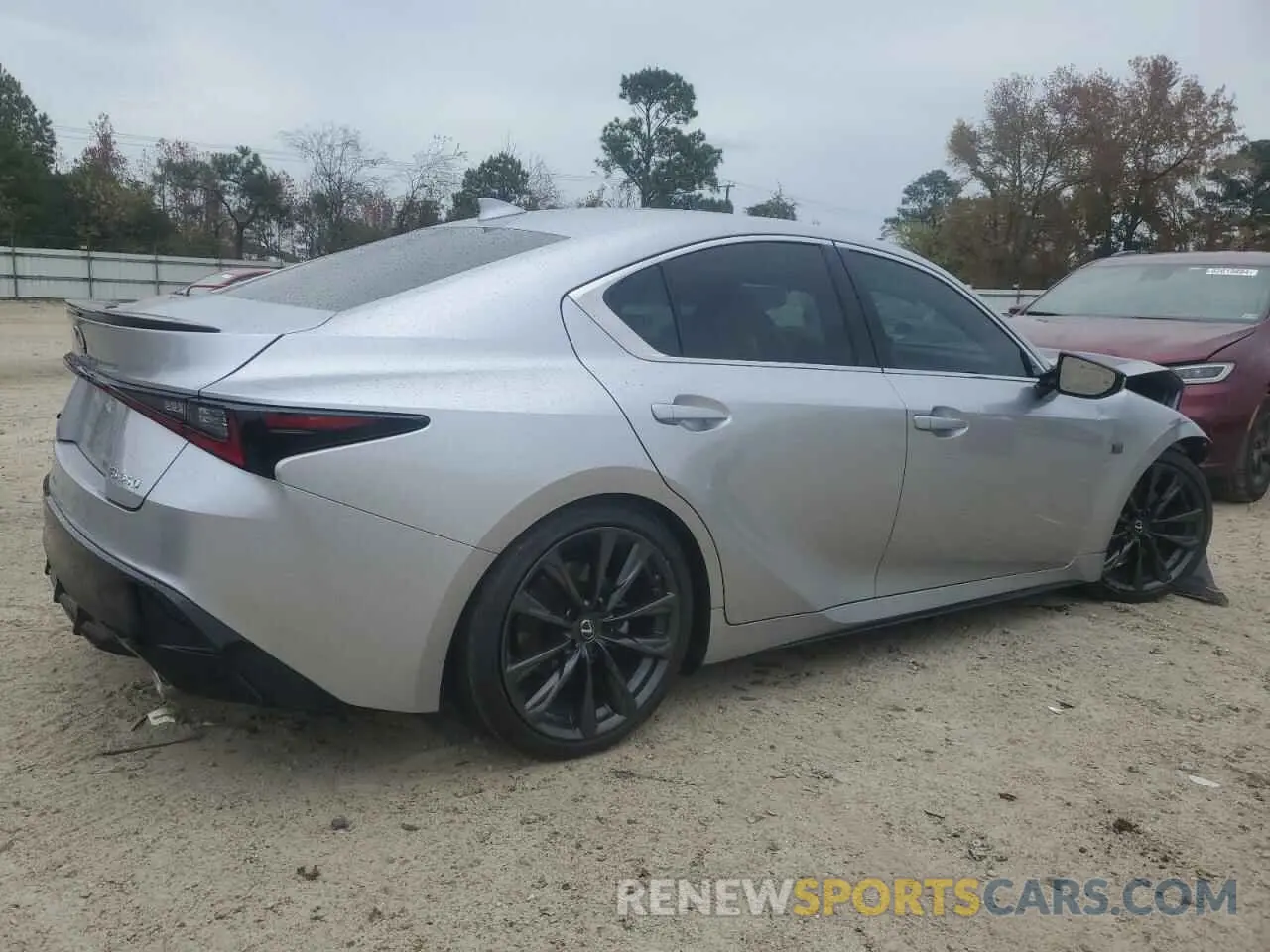 3 fotografías del automóvil dañado JTHBZ1B28R5078088 LEXUS IS 350 F S 2024