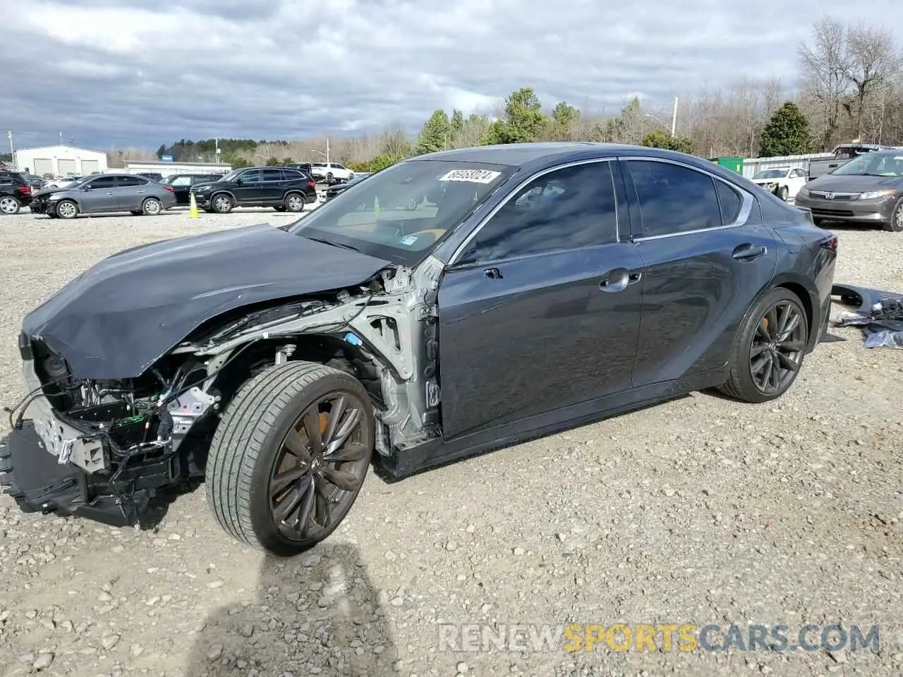 1 fotografías del automóvil dañado JTHBZ1B2XR5074494 LEXUS IS 350 F S 2024