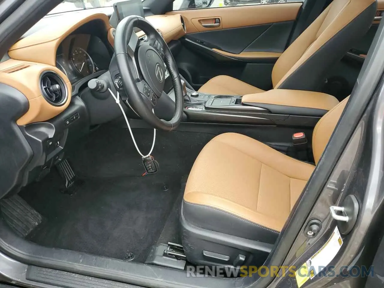 7 fotografías del automóvil dañado JTHBZ1B2XR5074494 LEXUS IS 350 F S 2024