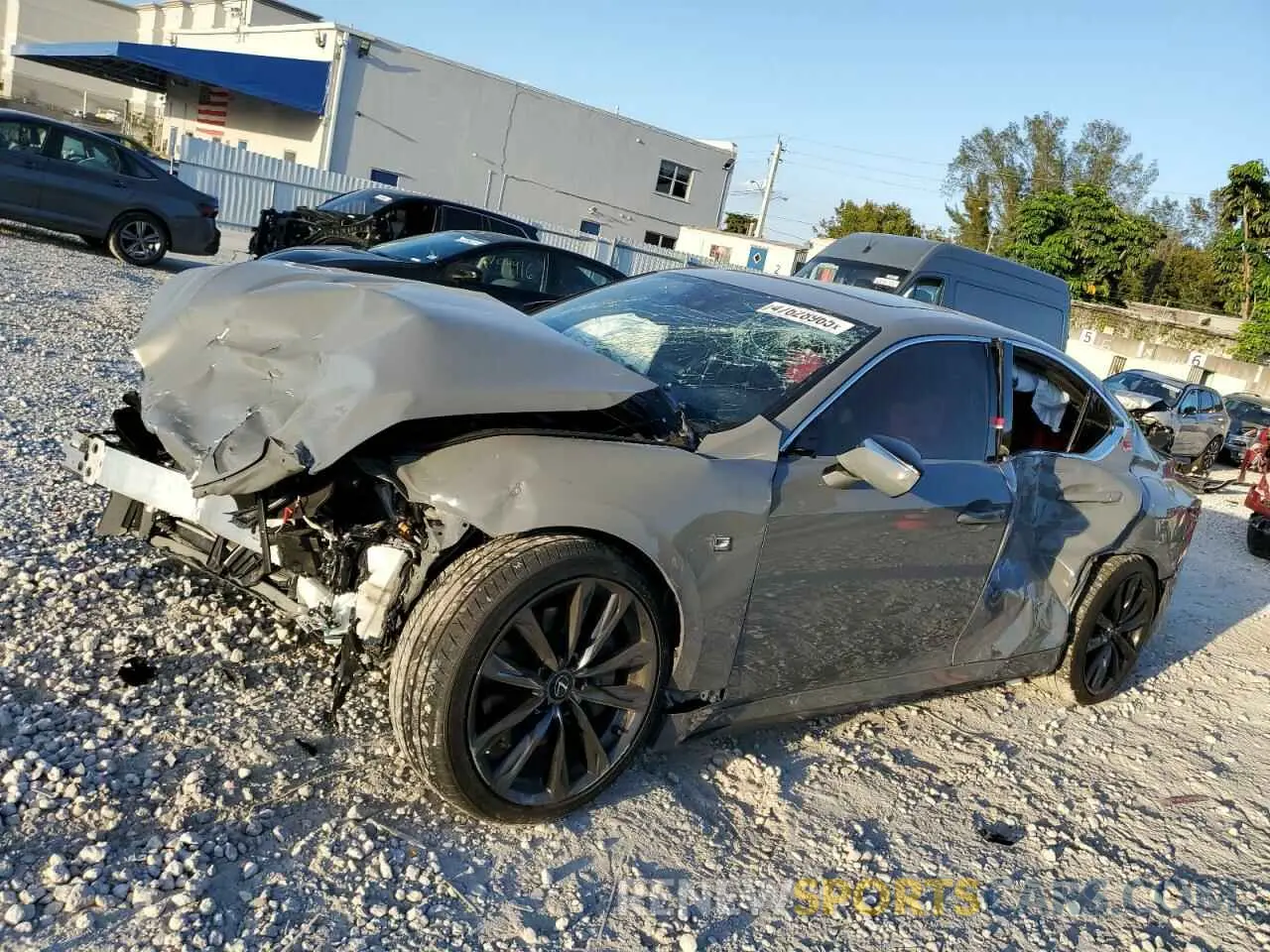 1 fotografías del automóvil dañado JTHGZ1B20R5079385 LEXUS IS 350 F S 2024