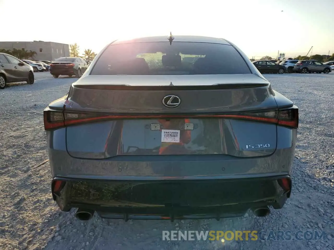 6 fotografías del automóvil dañado JTHGZ1B20R5079385 LEXUS IS 350 F S 2024