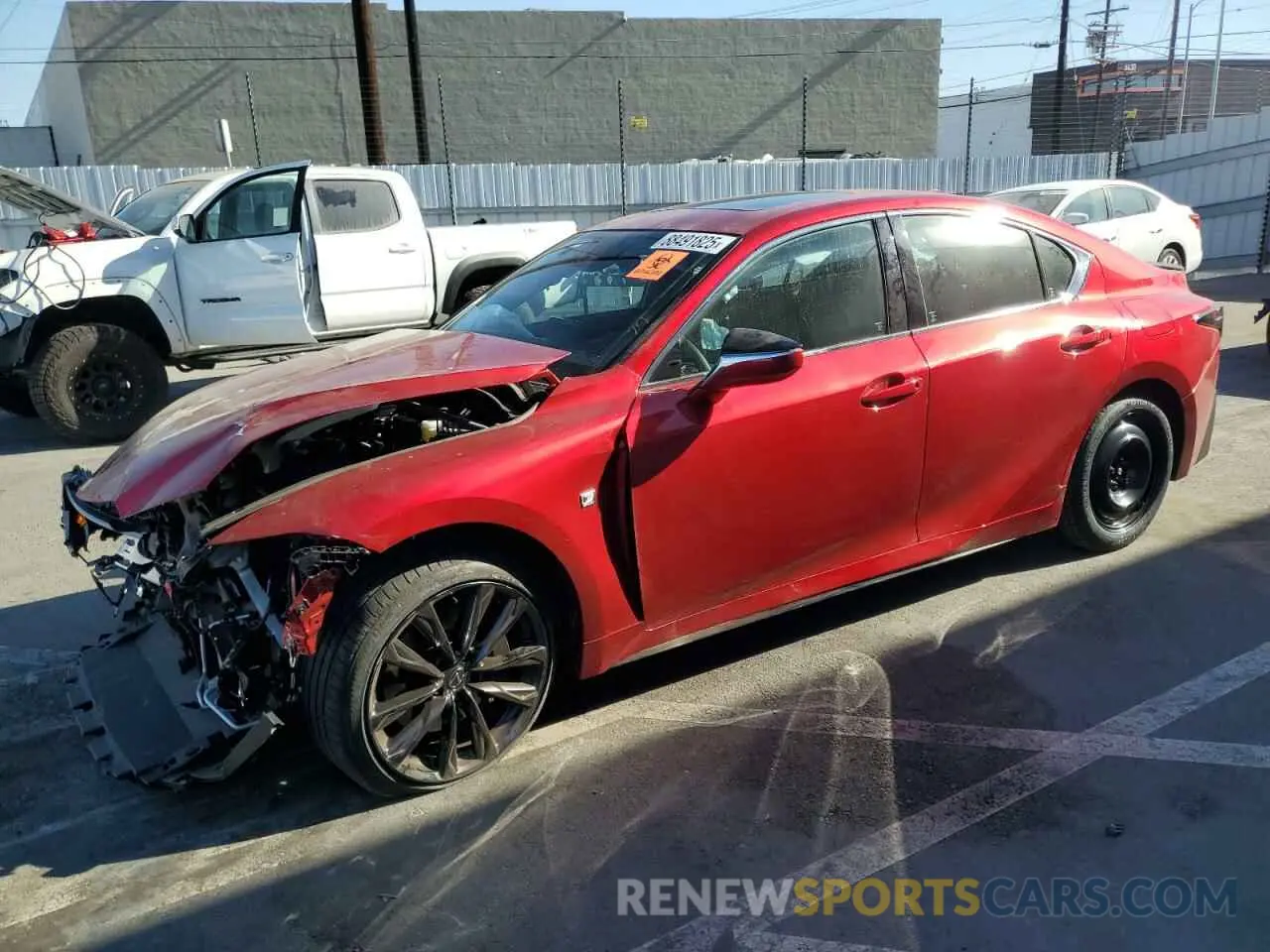 1 fotografías del automóvil dañado JTHGZ1B24R5081625 LEXUS IS 350 F S 2024