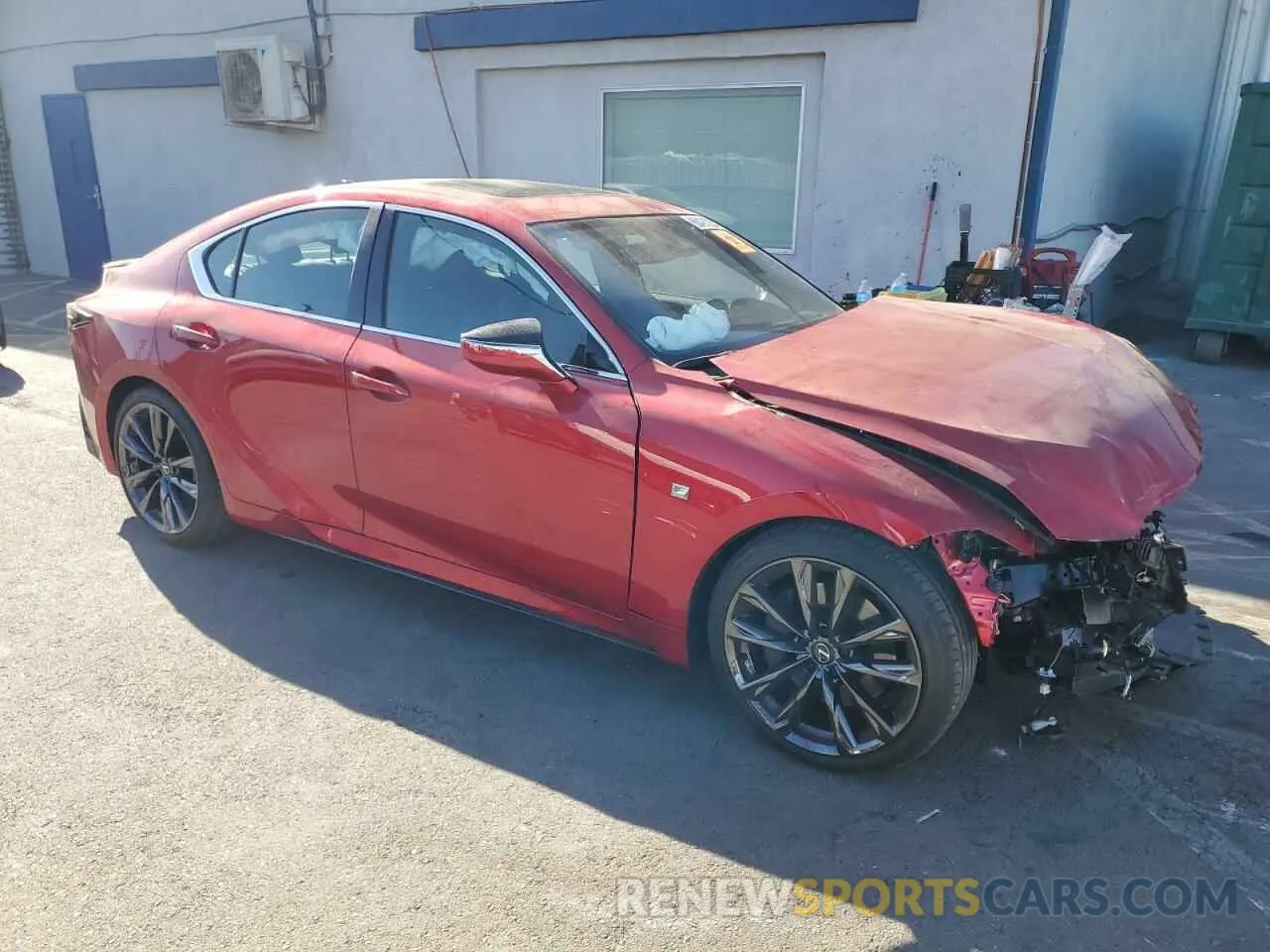 4 fotografías del automóvil dañado JTHGZ1B24R5081625 LEXUS IS 350 F S 2024