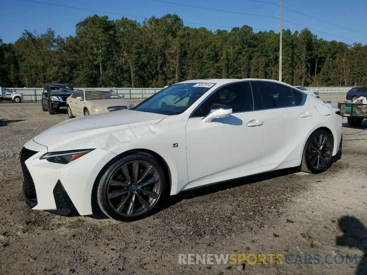 1 fotografías del automóvil dañado JTHGZ1B26R5078600 LEXUS IS 350 F S 2024