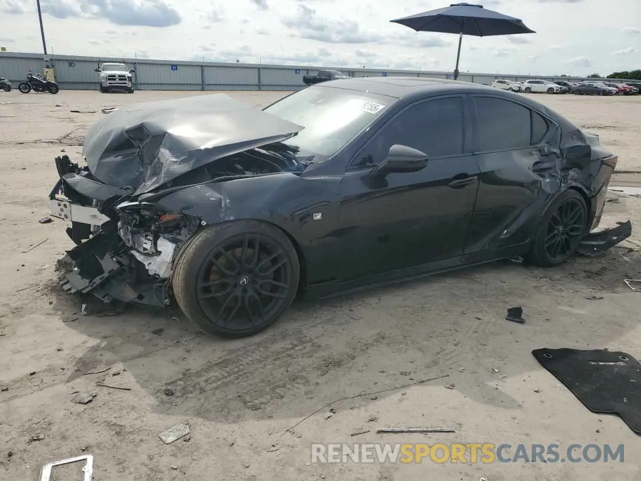 1 fotografías del automóvil dañado JTHGZ1B27R5074863 LEXUS IS 350 F S 2024