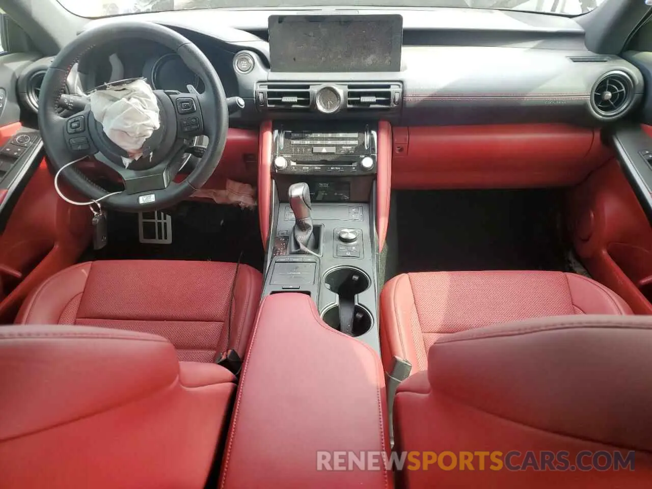 8 fotografías del automóvil dañado JTHGZ1B27R5074863 LEXUS IS 350 F S 2024