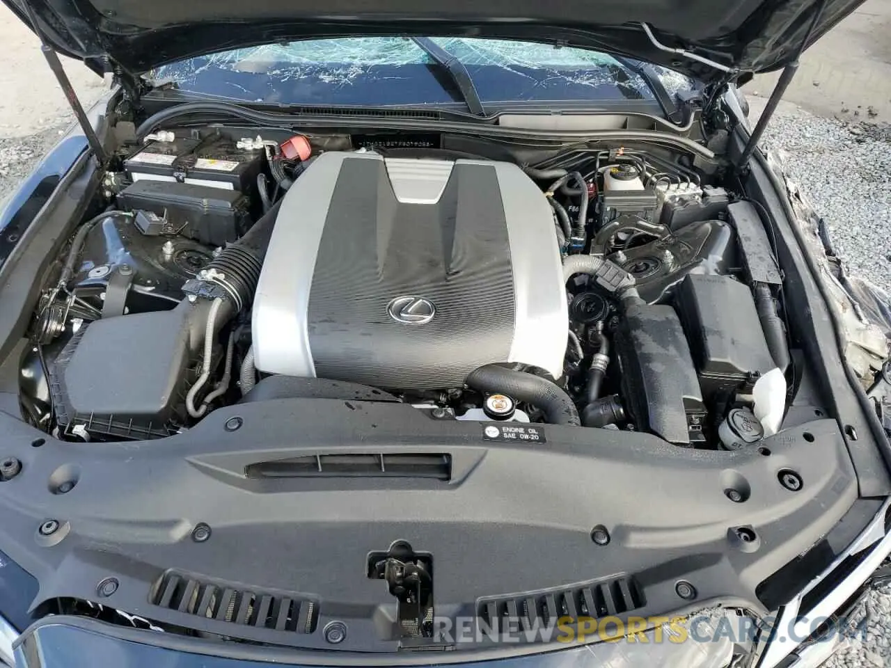11 fotografías del automóvil dañado JTHGZ1B27R5079058 LEXUS IS 350 F S 2024