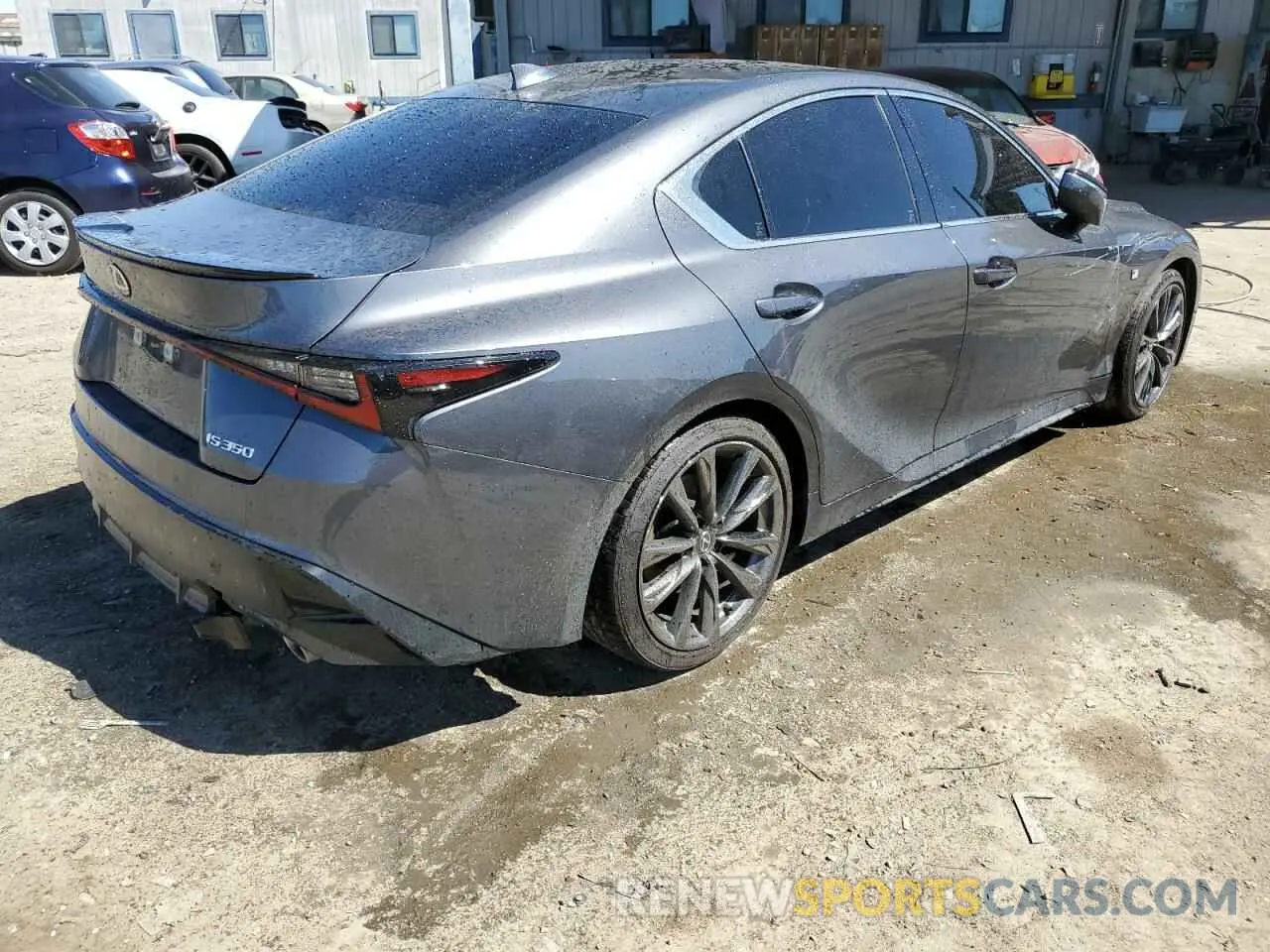 3 fotografías del automóvil dañado JTHGZ1B2XR5073495 LEXUS IS 350 F S 2024