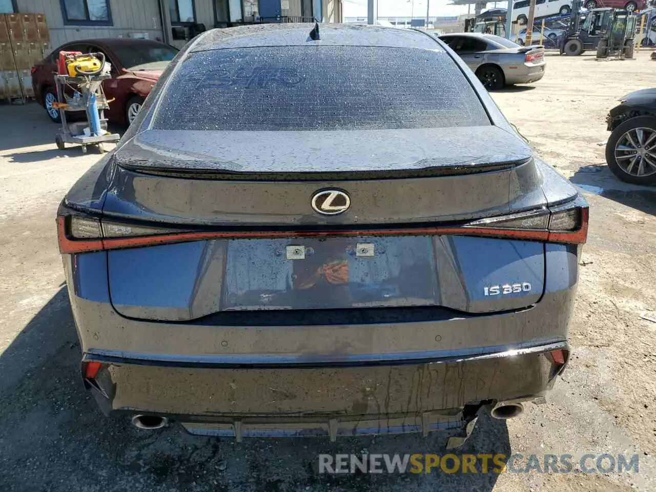 6 fotografías del automóvil dañado JTHGZ1B2XR5073495 LEXUS IS 350 F S 2024