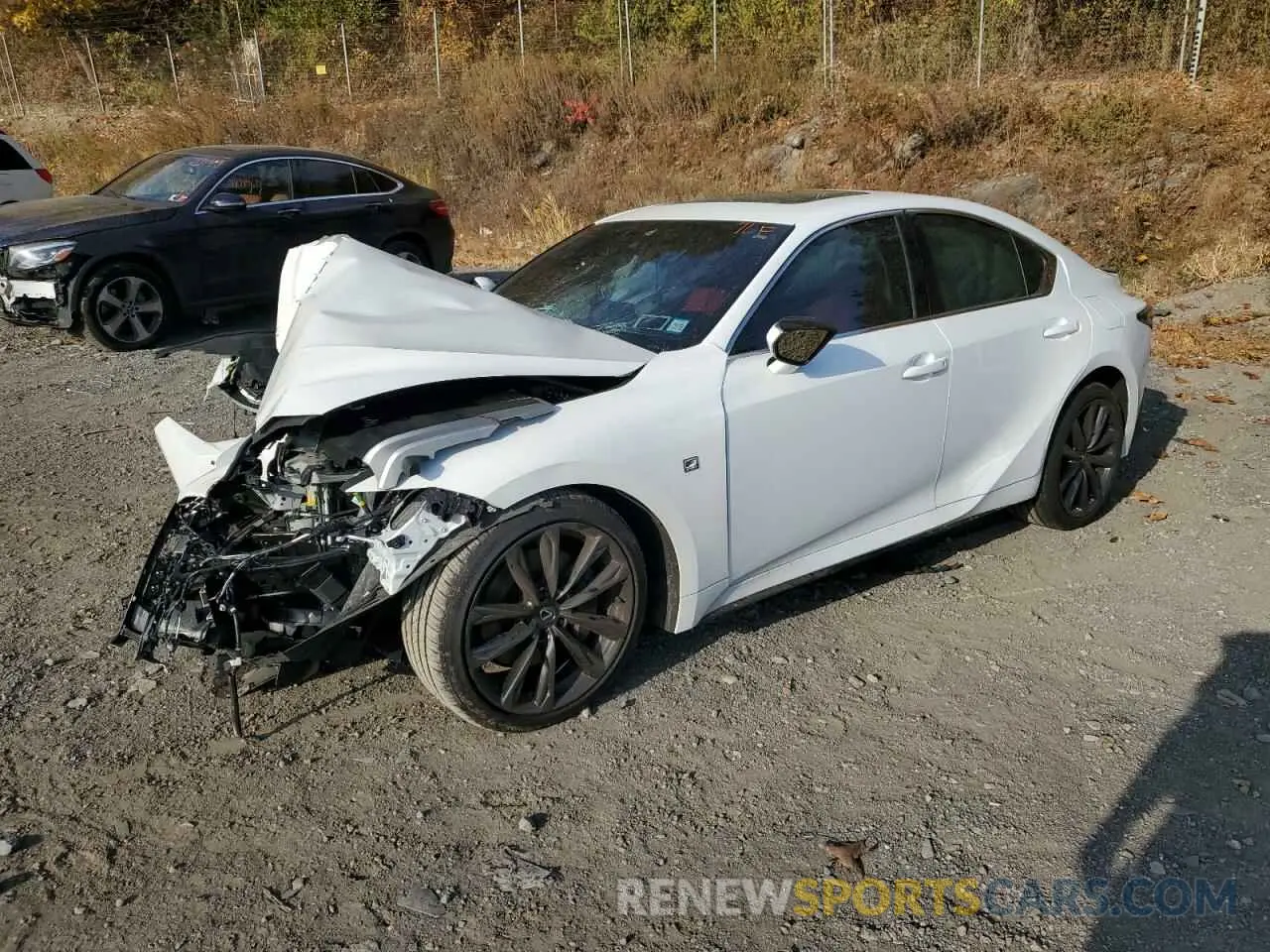 1 fotografías del automóvil dañado JTHGZ1E2XR5033090 LEXUS IS 350 F S 2024