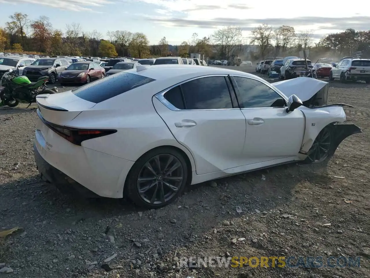 3 fotografías del automóvil dañado JTHGZ1E2XR5033090 LEXUS IS 350 F S 2024