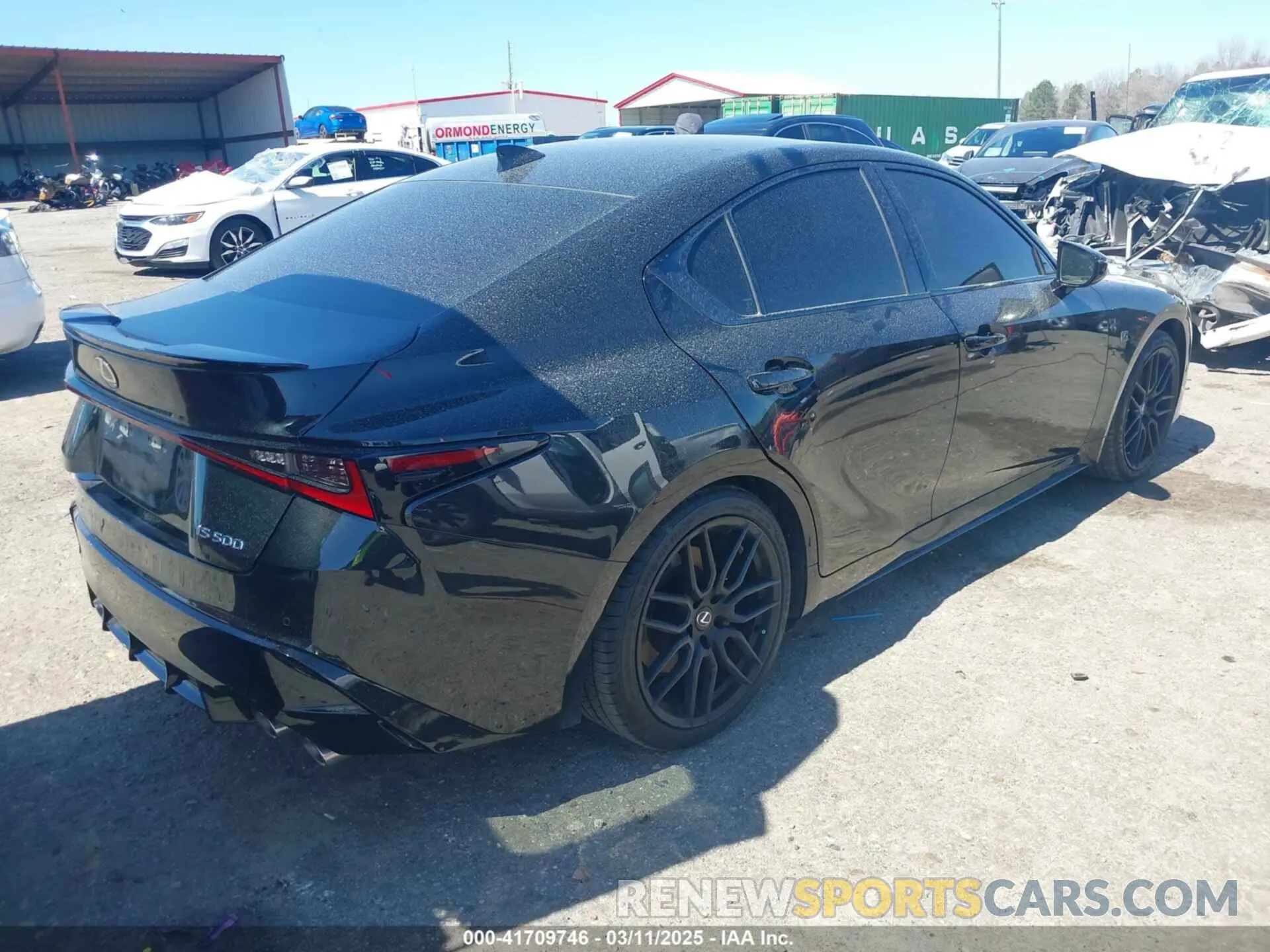 4 fotografías del automóvil dañado JTHAP1D25P5003215 LEXUS IS 500 2023