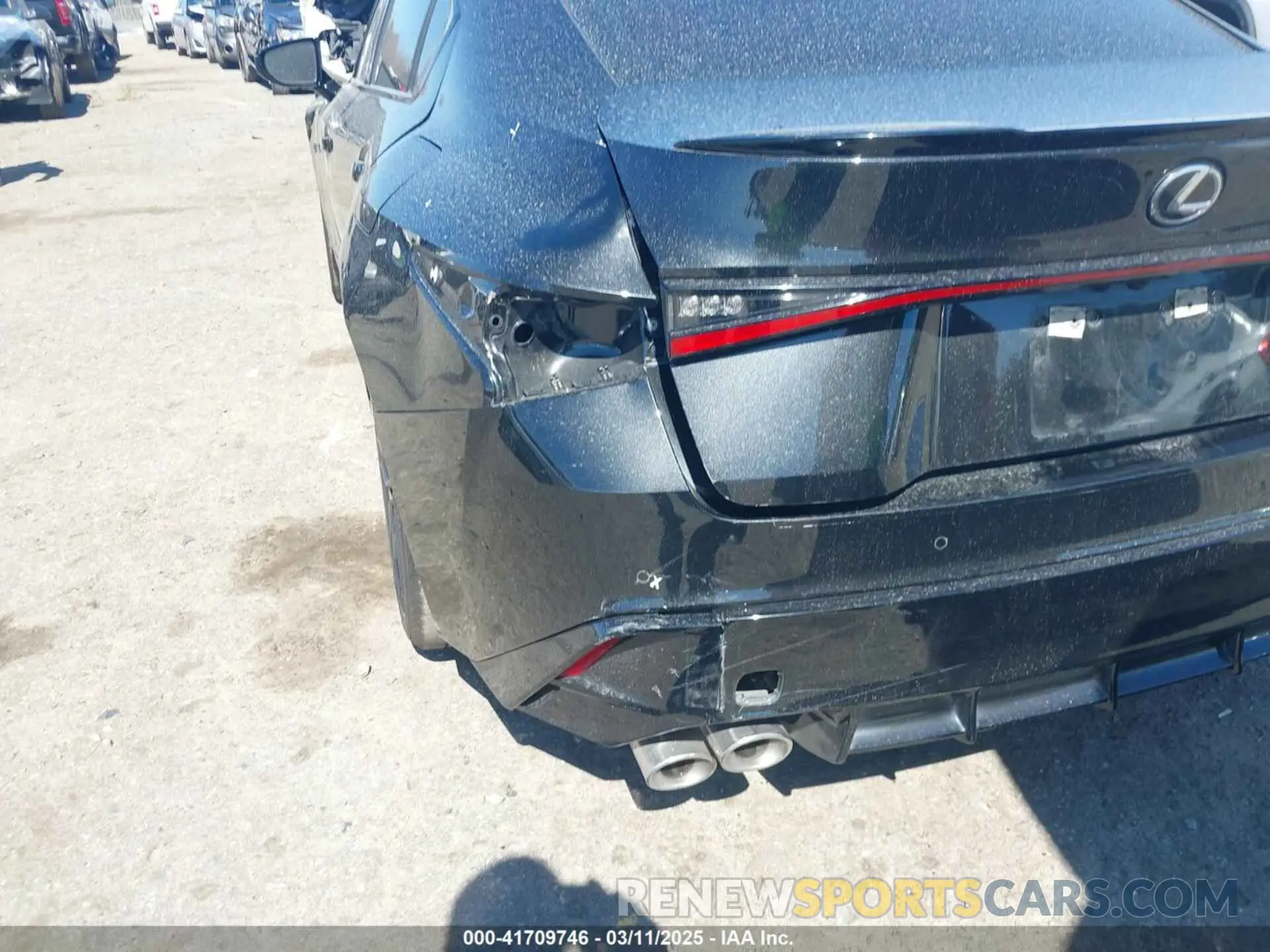 6 fotografías del automóvil dañado JTHAP1D25P5003215 LEXUS IS 500 2023