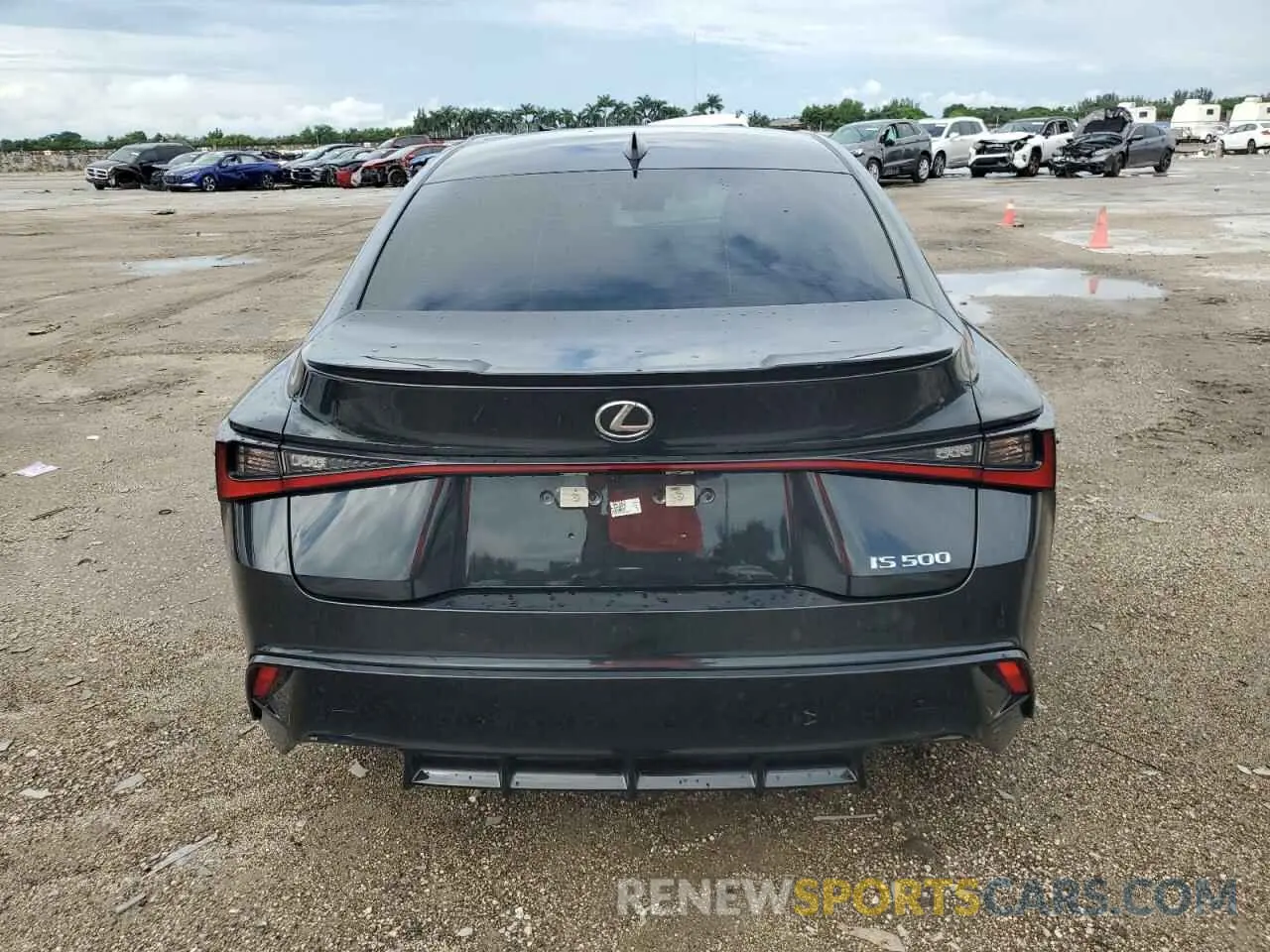 6 fotografías del automóvil dañado JTHAP1D25P5003618 LEXUS IS 500 F S 2023